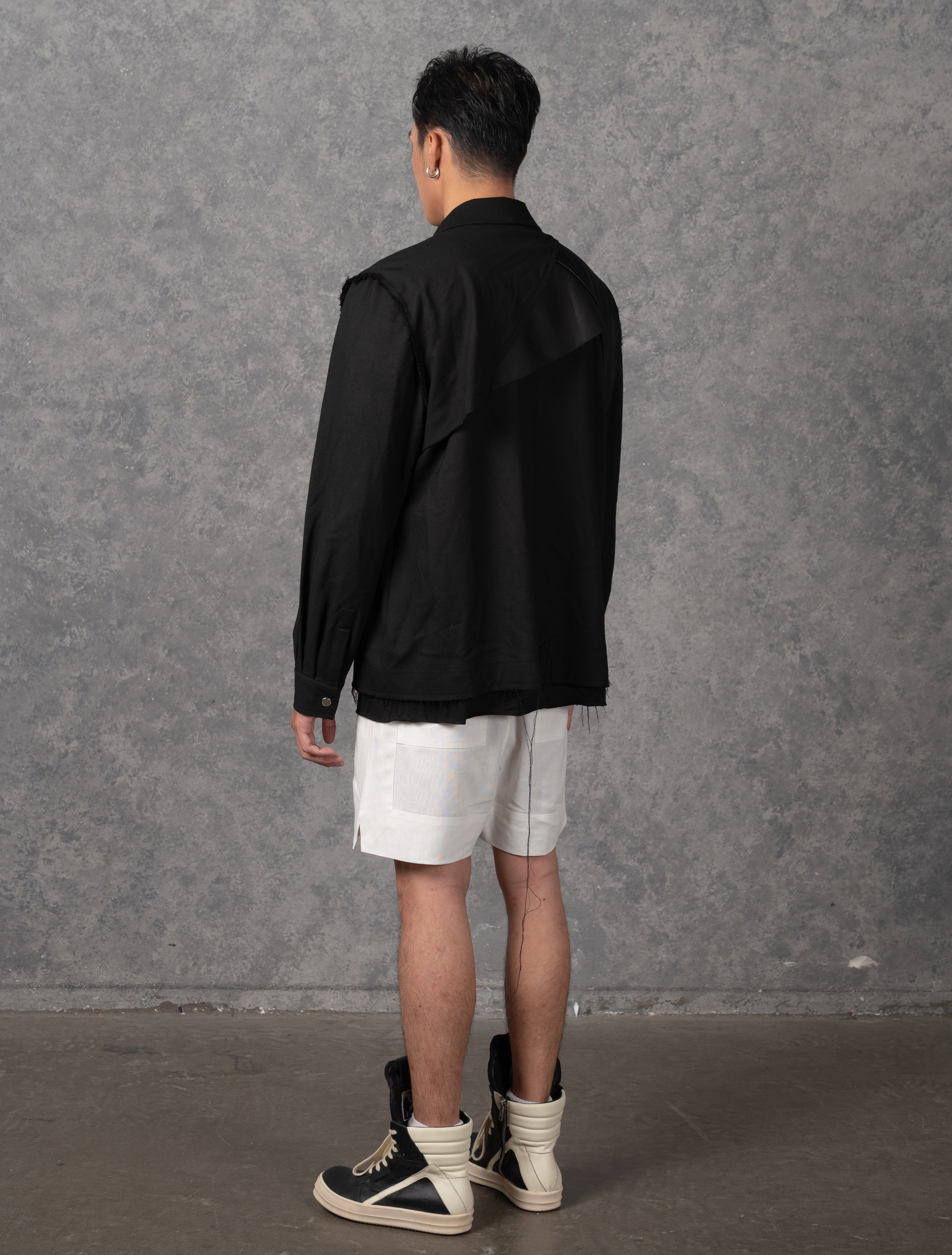 Oversized Signature Shirt Jacket
