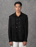 Oversized Signature Shirt Jacket