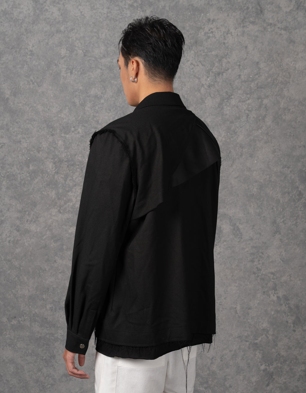 Oversized Signature Shirt Jacket