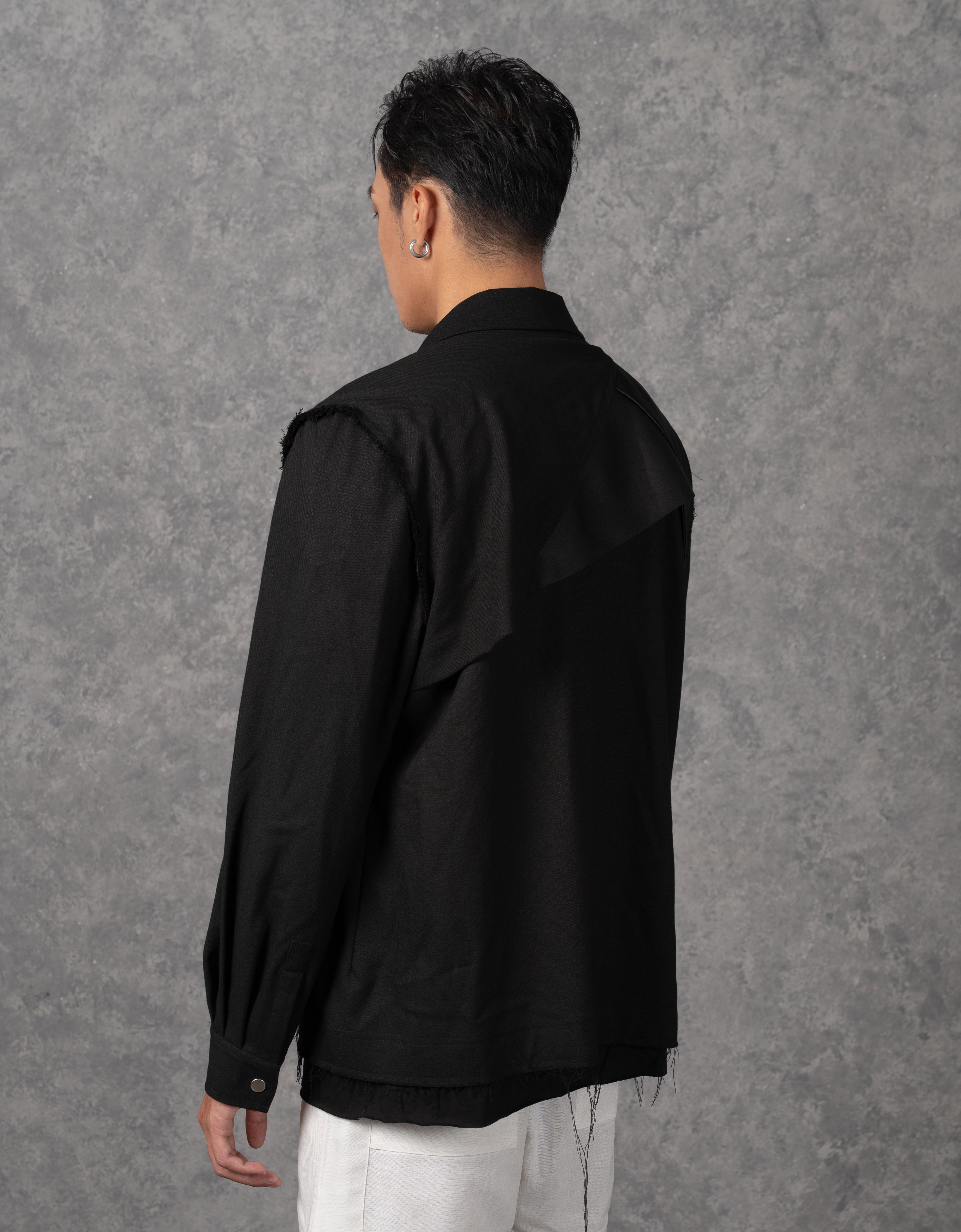 Oversized Signature Shirt Jacket