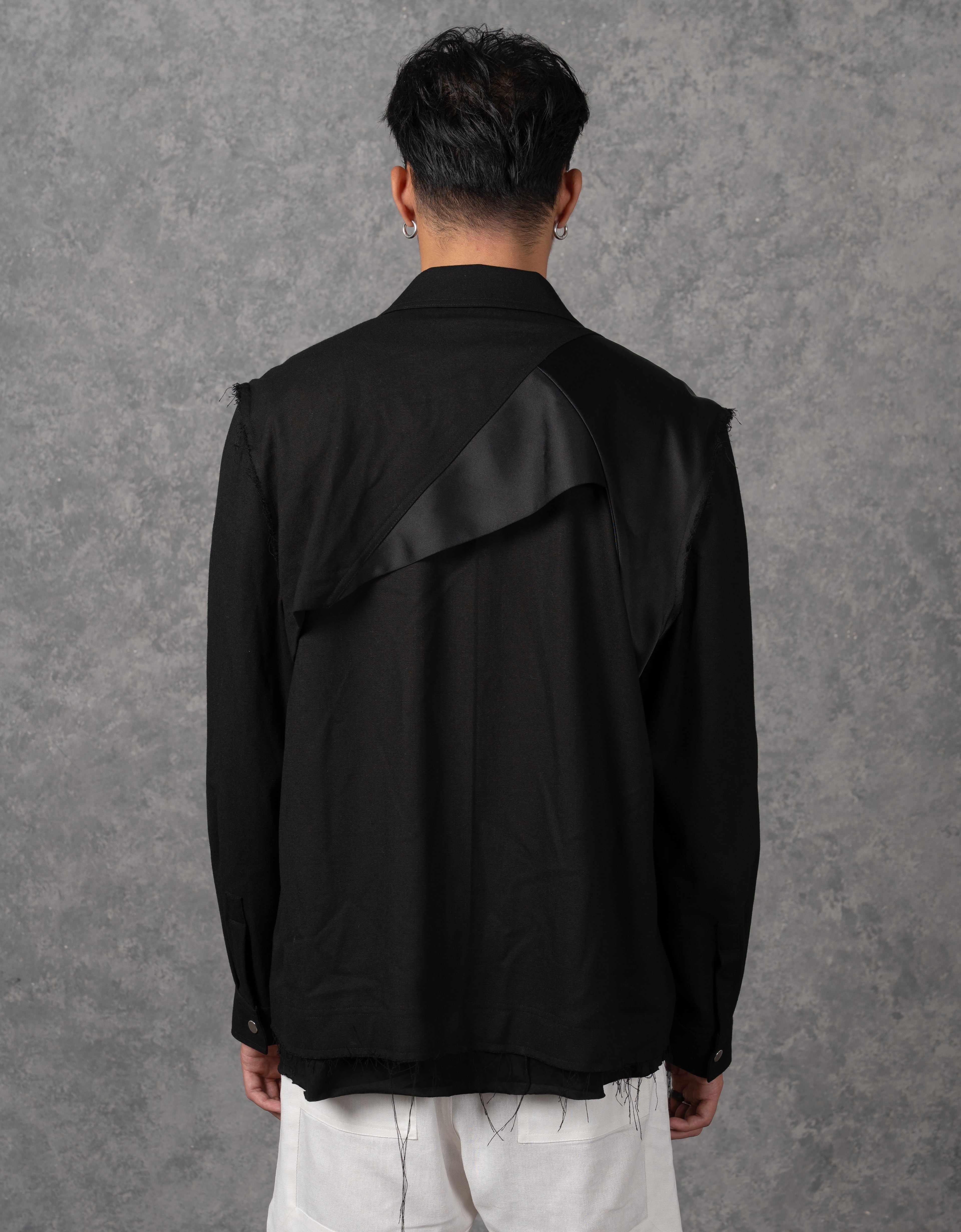 Oversized Signature Shirt Jacket